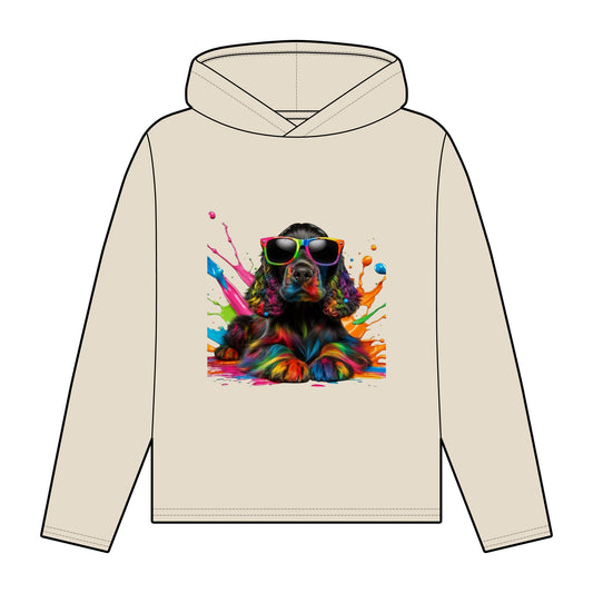 Colorful Dog Art Women's Organic Relaxed Fit Hoodie - Perfect Gift for Dog Lovers