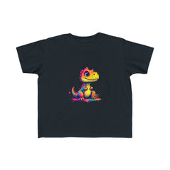 Cute Dinosaur Toddler Tee - Colorful Kids Jersey T-Shirt