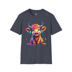 Cute Cow Graphic T-Shirt, Fun Animal Tee, Unisex Casual Wear, Gift for Cow Lovers, Trendy Summer Shirt
