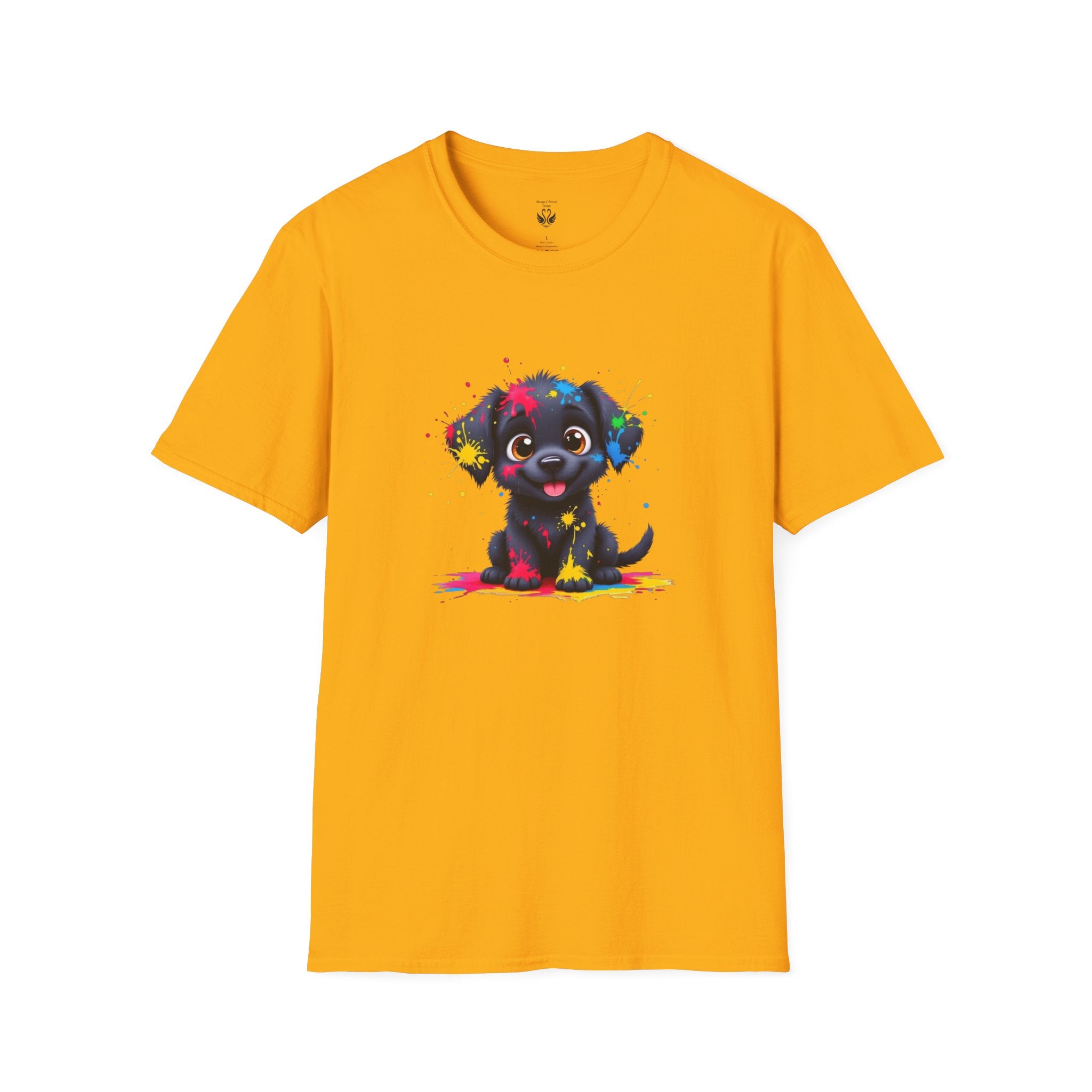 Cute Puppy Art Unisex T-Shirt, Dog Lover Shirt, Pet Parent Gift, Casual Wear, Funny Graphic Tee