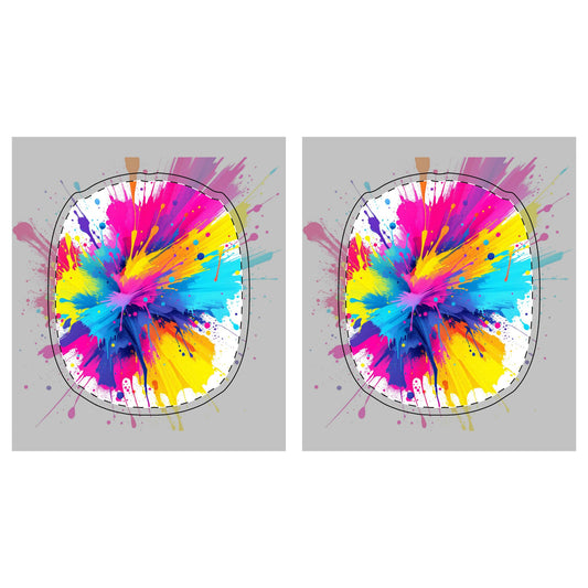 Vibrant Art AirPod Max Cases - Color Splash Design for Music Lovers