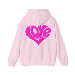 Cozy Love Heart Hoodie | Unisex Sweatshirt for Valentine's Day, Gift for Her, Celebrations, Casual Wear, Anniversary