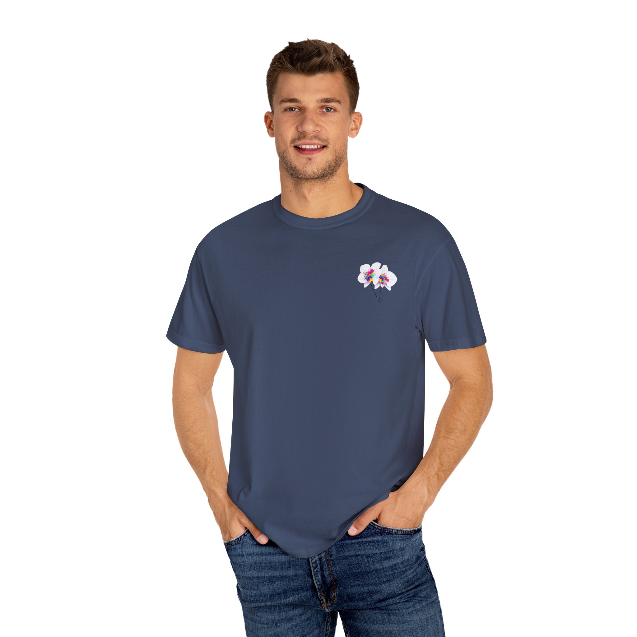 Flower  Unisex Party T-Shirt - Bright & Fun Graphic Tee for Celebrations, Summer Events, Festivals, Birthdays, Casual Wear
