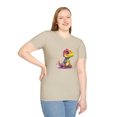 Cute Dinosaur T-Shirt, Fun Graphic Tee, Kids Birthday Gift, Dino Lover Apparel, Unisex Casual Wear