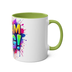 Dream Big Two-Tone Coffee Mug - 11oz Motivational Drinkware