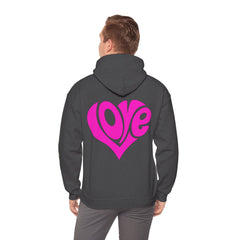 Cozy Love Heart Hoodie | Unisex Sweatshirt for Valentine's Day, Gift for Her, Celebrations, Casual Wear, Anniversary