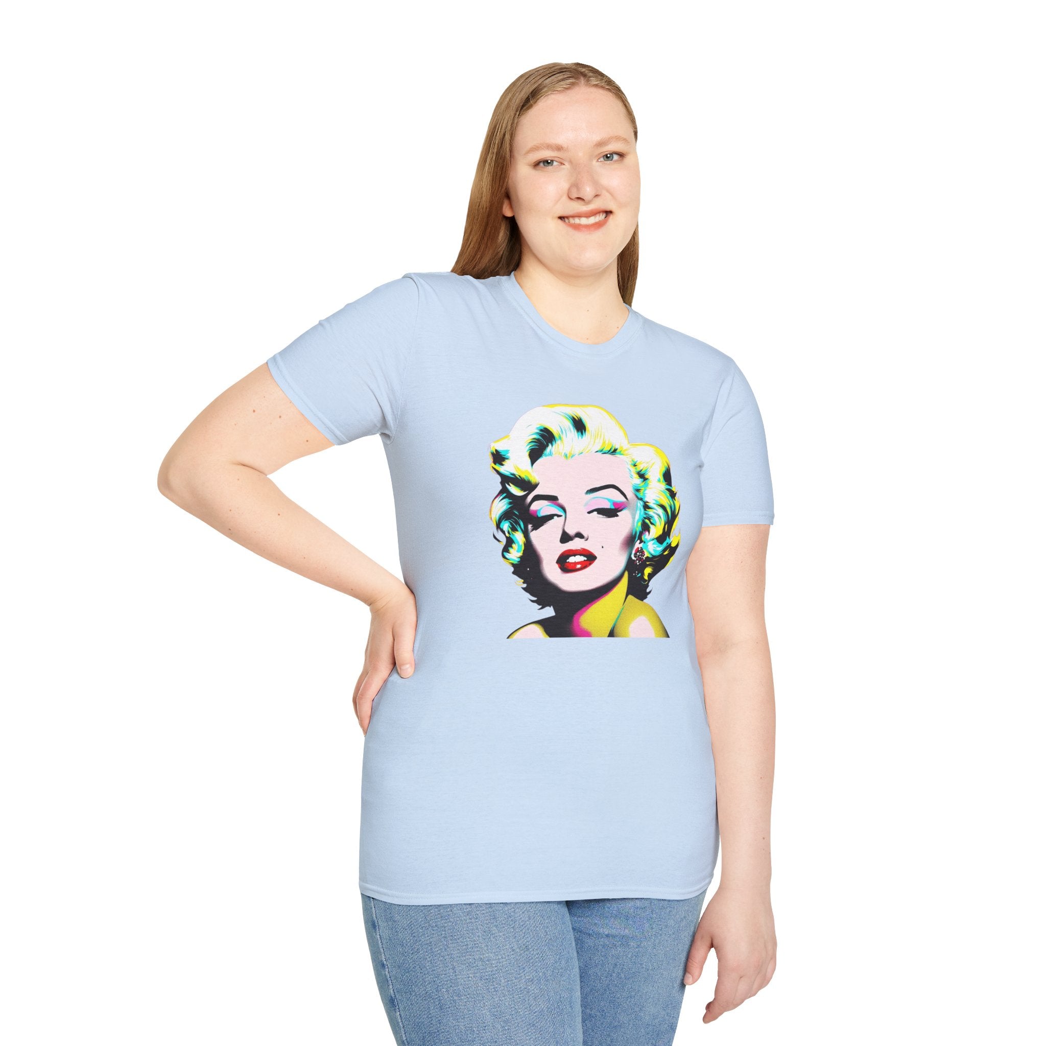 Pop Art Marilyn Monroe Unisex T-Shirt, Retro Tee, Vintage Style Shirt, Gift for Her, 90s Nostalgia Fashion
