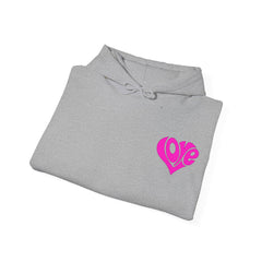 Cozy Love Heart Hoodie | Unisex Sweatshirt for Valentine's Day, Gift for Her, Celebrations, Casual Wear, Anniversary