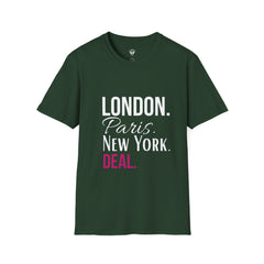 City Life Unisex T-Shirt - London, Paris, New York Deal Graphic Tee, Travel Fashion, Urban Style, Gift for Wanderlust, Streetwear