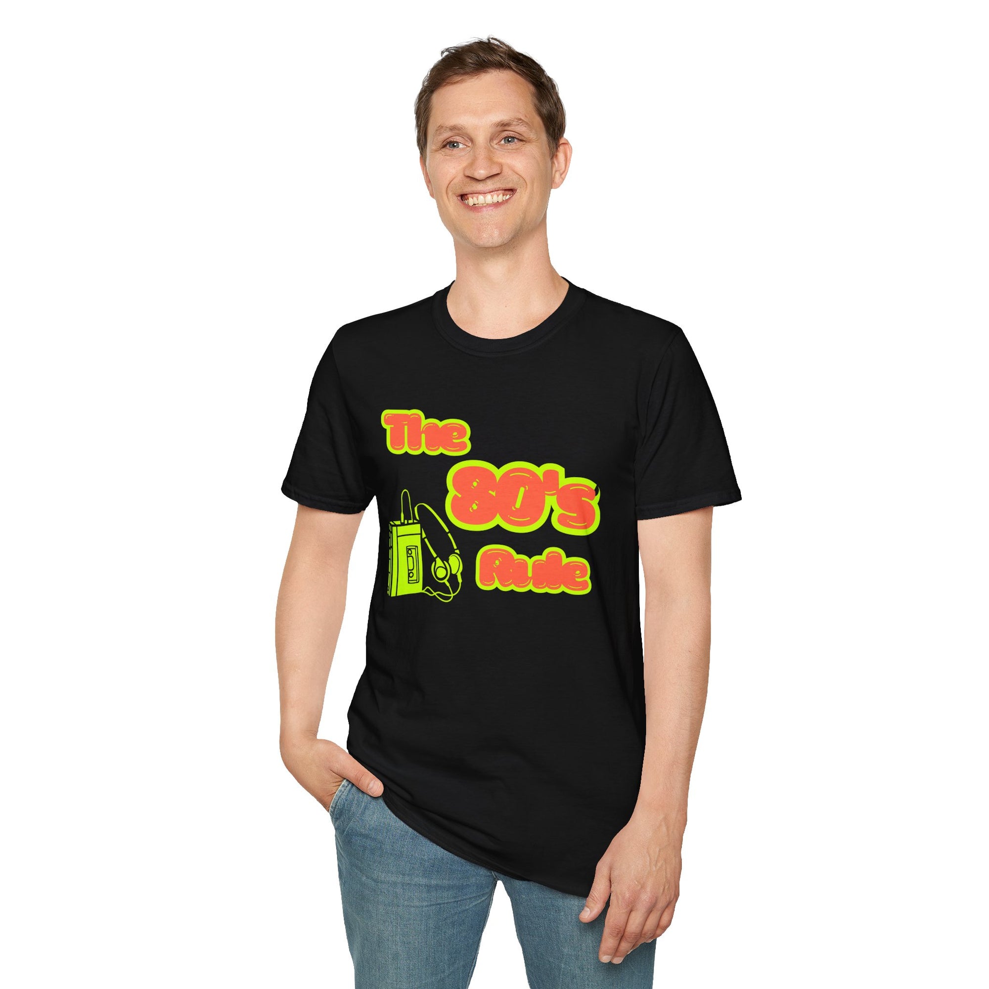 Retro 80's Rule Unisex T-Shirt, Vintage Tee, 80s Inspired Apparel, Casual Wear, Gift for Retro Lovers