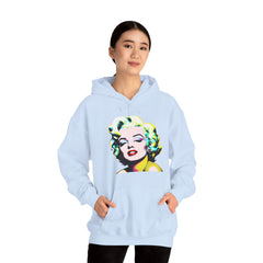Colorful Marilyn Monroe Sweatshirt, Retro Hoodie, Pop Art Sweater, Unisex Lounge Wear, Gift for Art Lovers, Fashion Statement