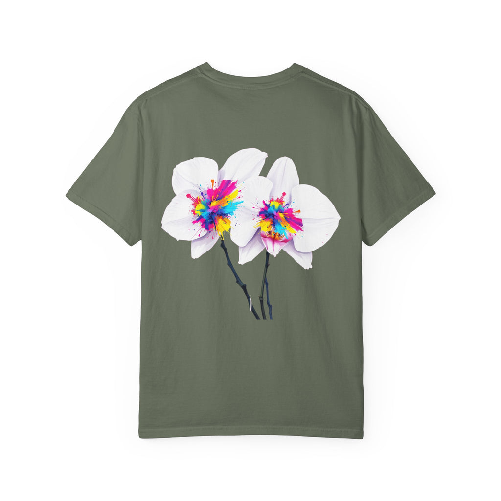 Flower  Unisex Party T-Shirt - Bright & Fun Graphic Tee for Celebrations, Summer Events, Festivals, Birthdays, Casual Wear