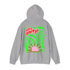 Colorful Party-Themed Hooded Sweatshirt – Perfect for Celebrations, Casual Wear, Gifts, Festivals, Unisex Style