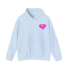 Cozy Love Heart Hoodie | Unisex Sweatshirt for Valentine's Day, Gift for Her, Celebrations, Casual Wear, Anniversary