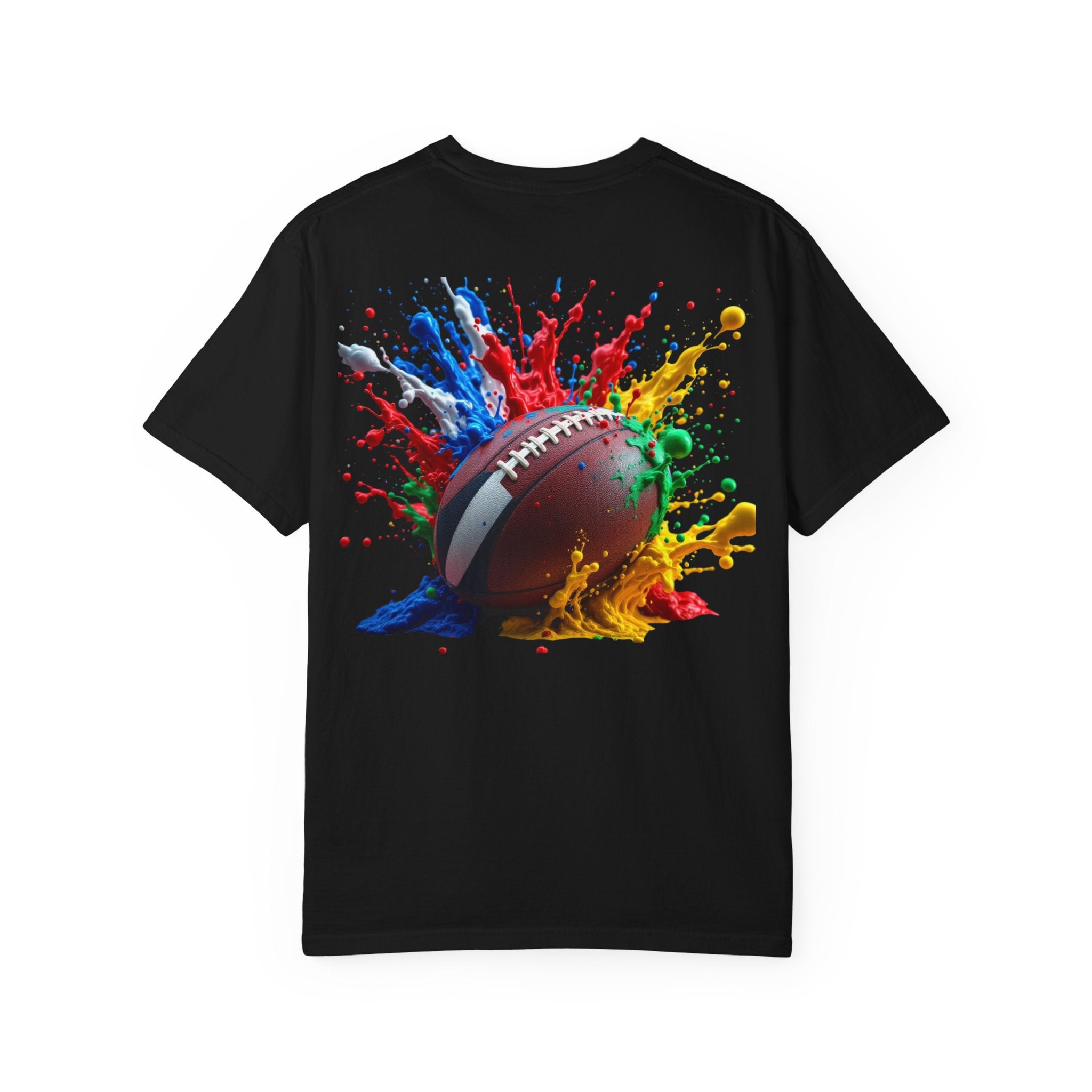 Rugby Ball Graphic T-Shirt, Unisex Vintage Tee, Perfect for Festivals, Beach Days, and Casual Wear, Gift for Sun Lovers