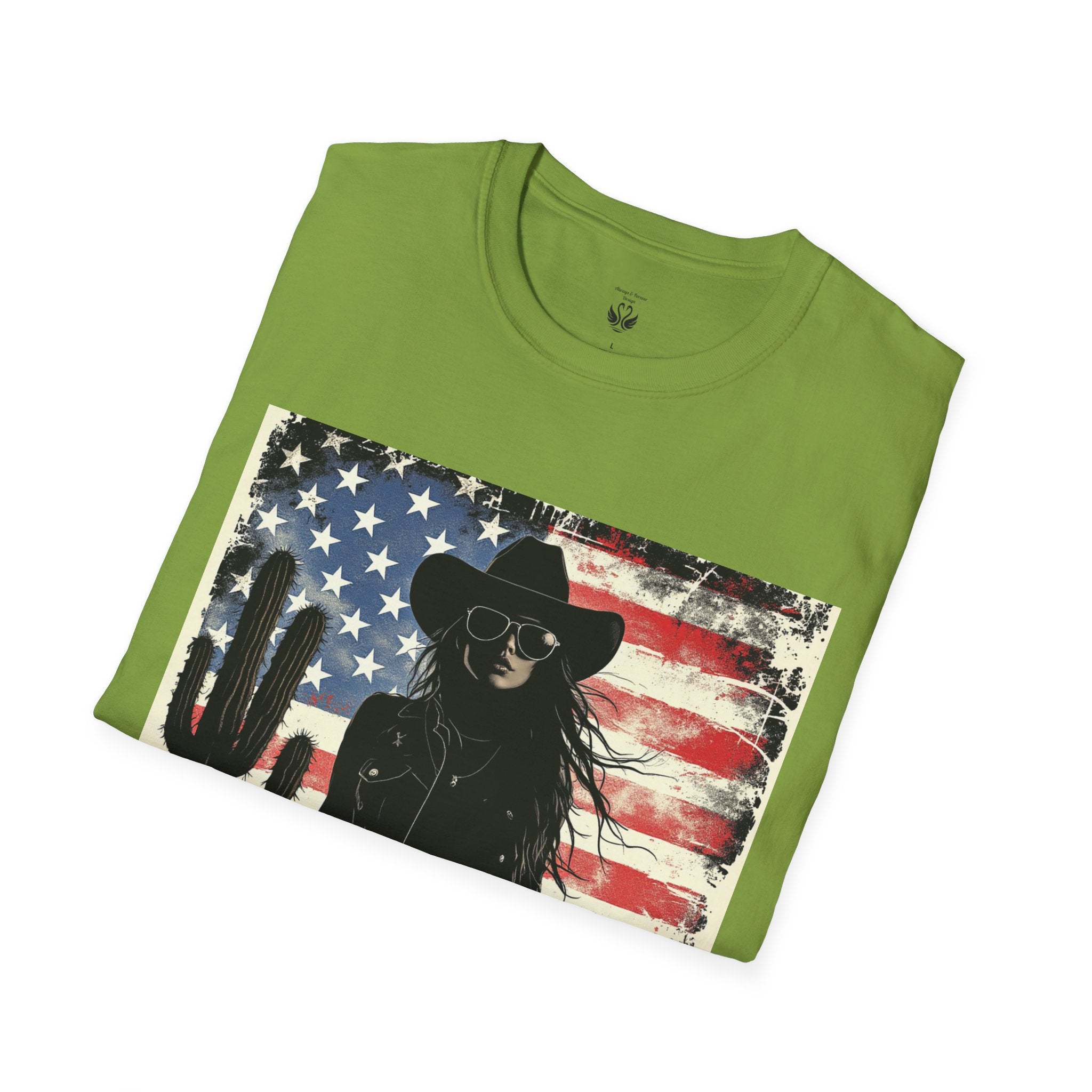 Stylish Western Graphic Tee, Cowboy T-Shirt, Americana Apparel, Unisex Casual Shirt, Summer Wardrobe Essential, Gift For Western Lovers