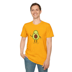 Cute Avocado Tee, Fun T-Shirt for Foodies, Gift for Friends, Cute Apparel, Casual Wear, Summer Outfit