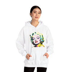 Colorful Marilyn Monroe Sweatshirt, Retro Hoodie, Pop Art Sweater, Unisex Lounge Wear, Gift for Art Lovers, Fashion Statement