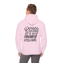 Racing-Themed Hooded Sweatshirt, Ideal for Race Fans, Comfortable, Casual Wear, Great Gift for Motorsports Enthusiasts, Unisex Design