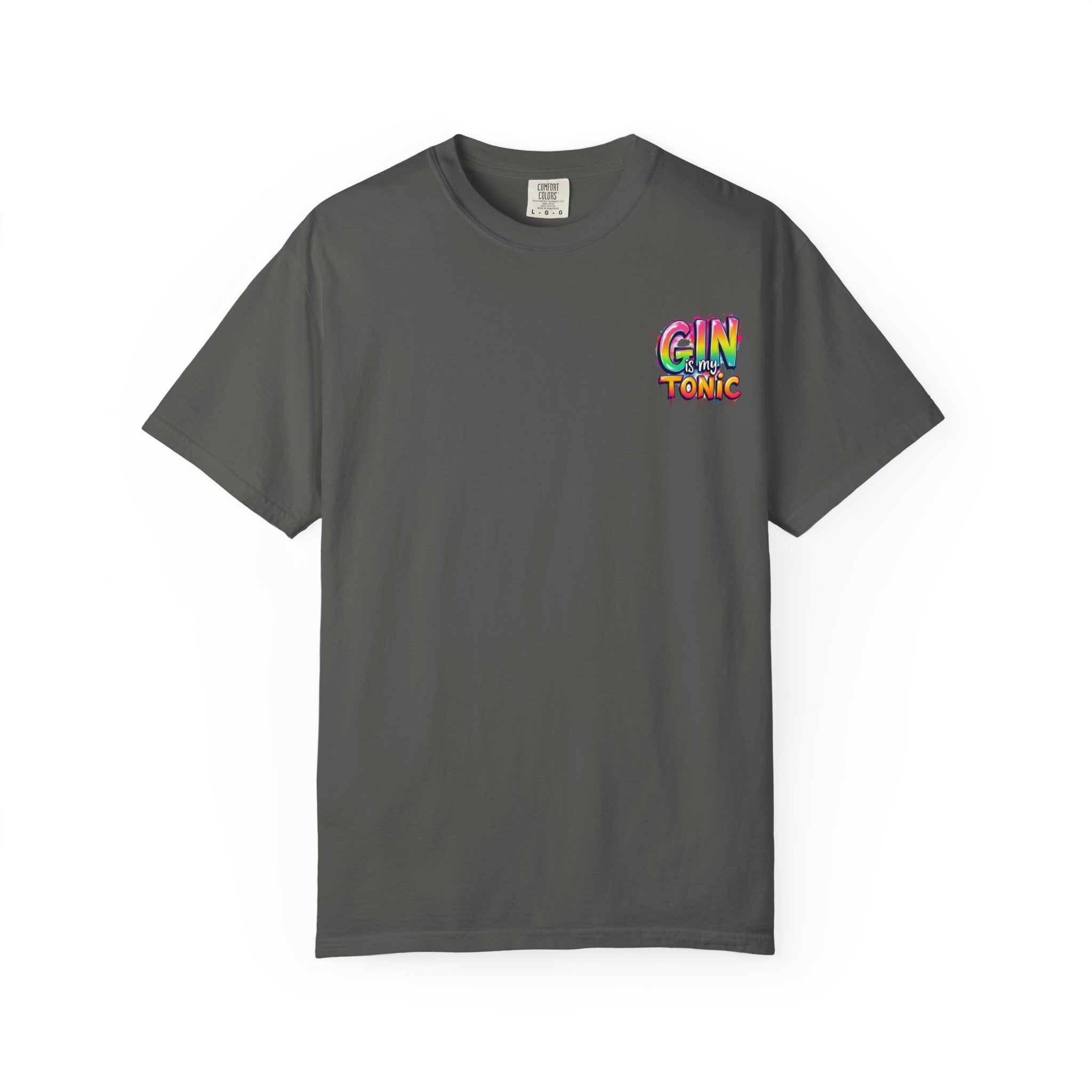 Gin is my Tonic Graphic T-Shirt, Unisex Vintage Tee, Perfect for Festivals, Beach Days, and Casual Wear, Gift for Sun Lovers