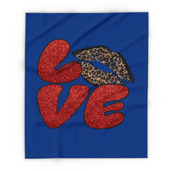 Cozy Love Blanket - Perfect Gift for Valentine's Day, Home Decor, Snuggling, Heartwarming Gift, Cute Accent Piece