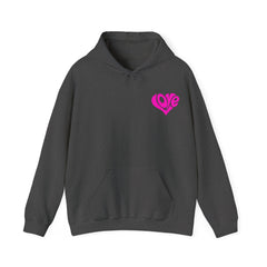 Cozy Love Heart Hoodie | Unisex Sweatshirt for Valentine's Day, Gift for Her, Celebrations, Casual Wear, Anniversary