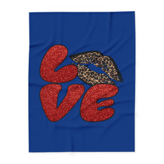Cozy Love Blanket - Perfect Gift for Valentine's Day, Home Decor, Snuggling, Heartwarming Gift, Cute Accent Piece