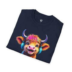 Cute Cow Graphic T-Shirt, Fun Animal Tee, Unisex Casual Wear, Gift for Cow Lovers, Trendy Summer Shirt