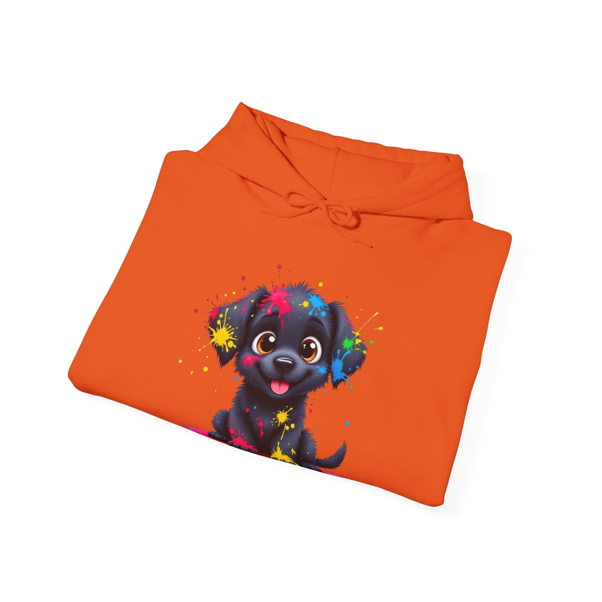Colorful Puppy Sweatshirt - Cozy Pet Lover Hoodie, Gift for Dog Owners, Birthday Present, Dog-Themed Apparel, Animal Lover Fashion