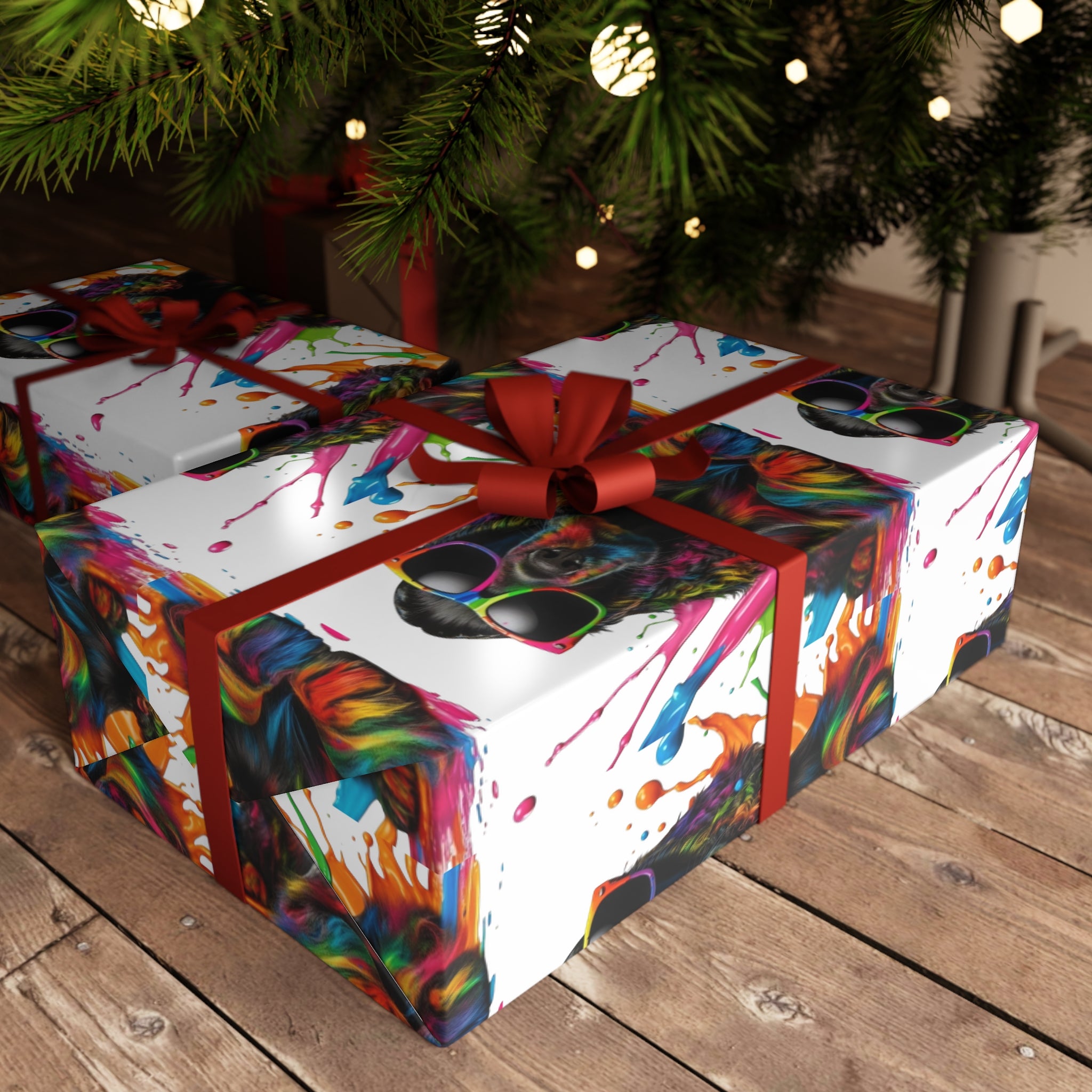 Colorful Art-Inspired Gift Wrapping Paper Sheets - Create Memorable Presents, Perfect for Birthdays, Holidays, Celebrations, Crafts, [...]