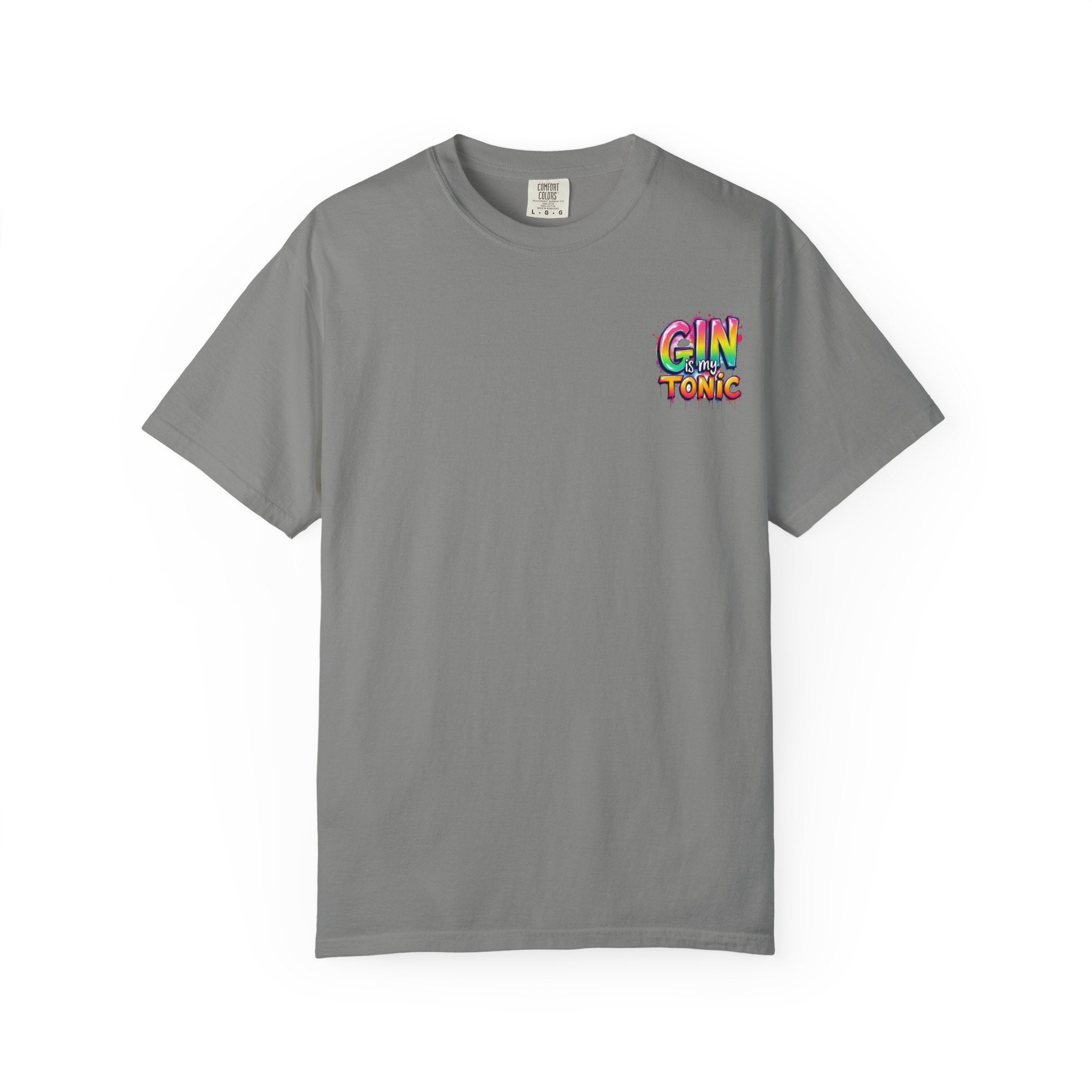 Gin is my Tonic Graphic T-Shirt, Unisex Vintage Tee, Perfect for Festivals, Beach Days, and Casual Wear, Gift for Sun Lovers
