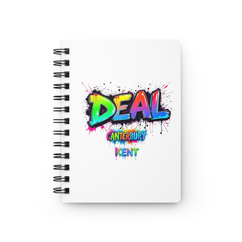 Colorful Spiral Bound Journal - DEAL Canterbury Design for Creative Minds