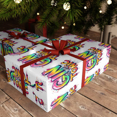 Fun Gin Themed Gift Wrapping Paper - Colorful 1pc Sheets for Celebrations