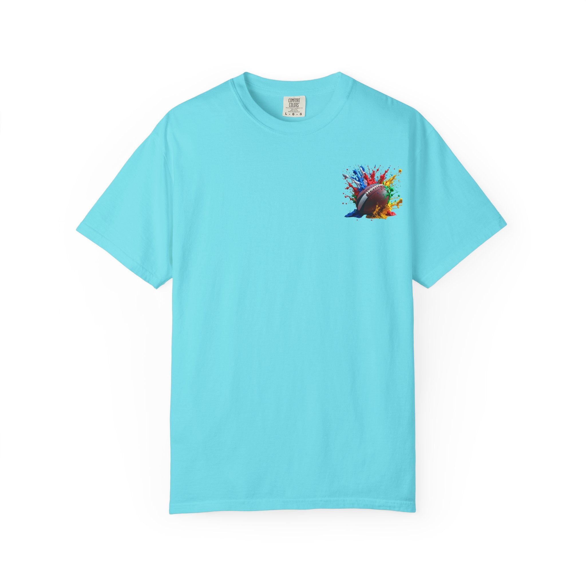 Rugby Ball Graphic T-Shirt, Unisex Vintage Tee, Perfect for Festivals, Beach Days, and Casual Wear, Gift for Sun Lovers