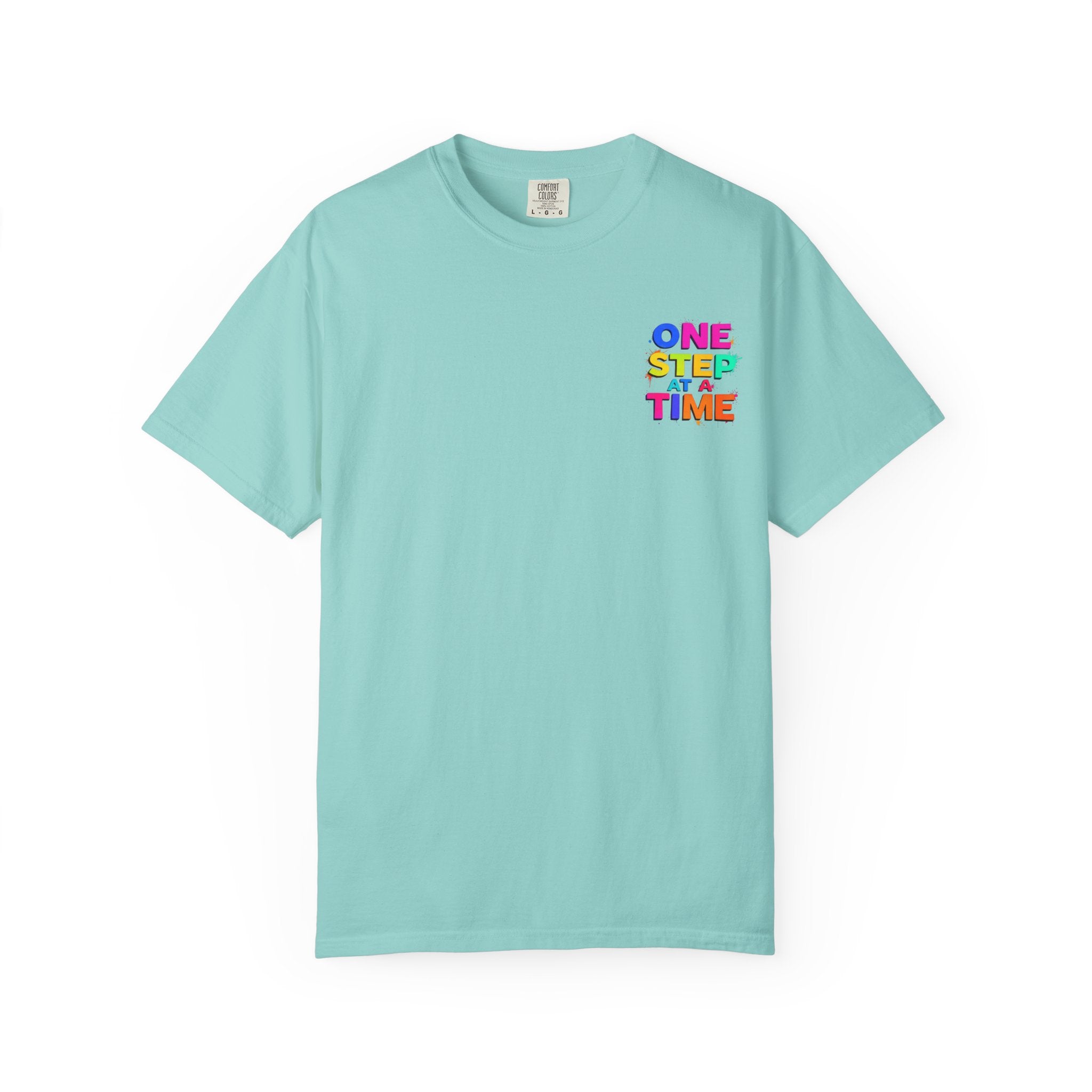 One Step at a Time Graphic T-Shirt, Unisex Vintage Tee, Perfect for Festivals, Beach Days, and Casual Wear, Gift for Sun Lovers