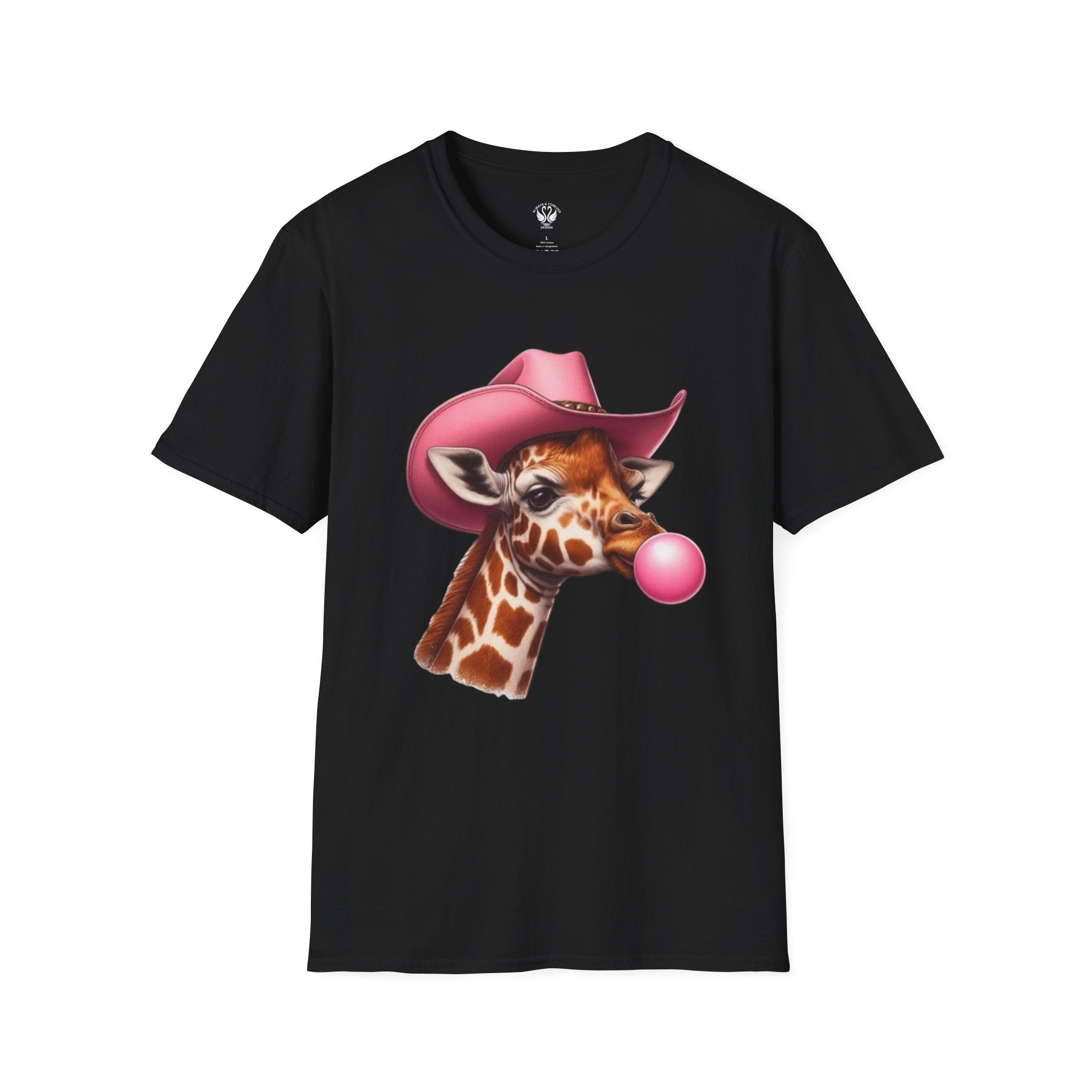 Whimsical Giraffe T-Shirt, Fun Casual Tee, Gifts for Animal Lovers, Birthday Apparel, Cute Graphic Shirt