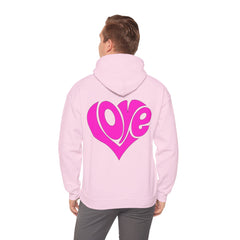 Cozy Love Heart Hoodie | Unisex Sweatshirt for Valentine's Day, Gift for Her, Celebrations, Casual Wear, Anniversary