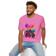 Vibrant Abstract Art T-Shirt | Unisex Graphic Tee, Casual Wear, Birthday Gift, Art Lovers Gift, Unique Fashion Statement