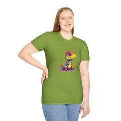 Cute Dinosaur T-Shirt, Fun Graphic Tee, Kids Birthday Gift, Dino Lover Apparel, Unisex Casual Wear