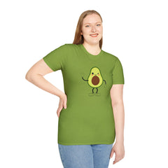 Cute Avocado Tee, Fun T-Shirt for Foodies, Gift for Friends, Cute Apparel, Casual Wear, Summer Outfit