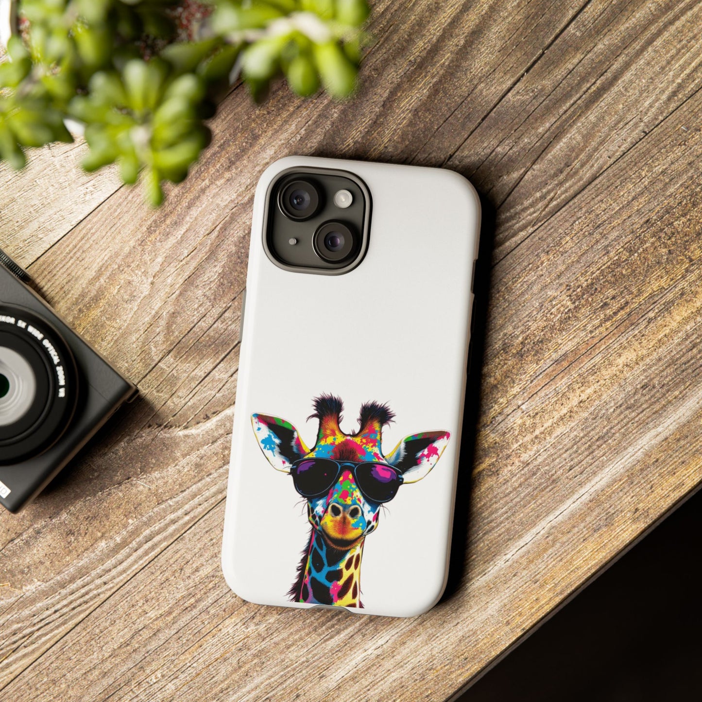 Colorful Giraffe Phone Case - Tough Cases for Animal Lovers