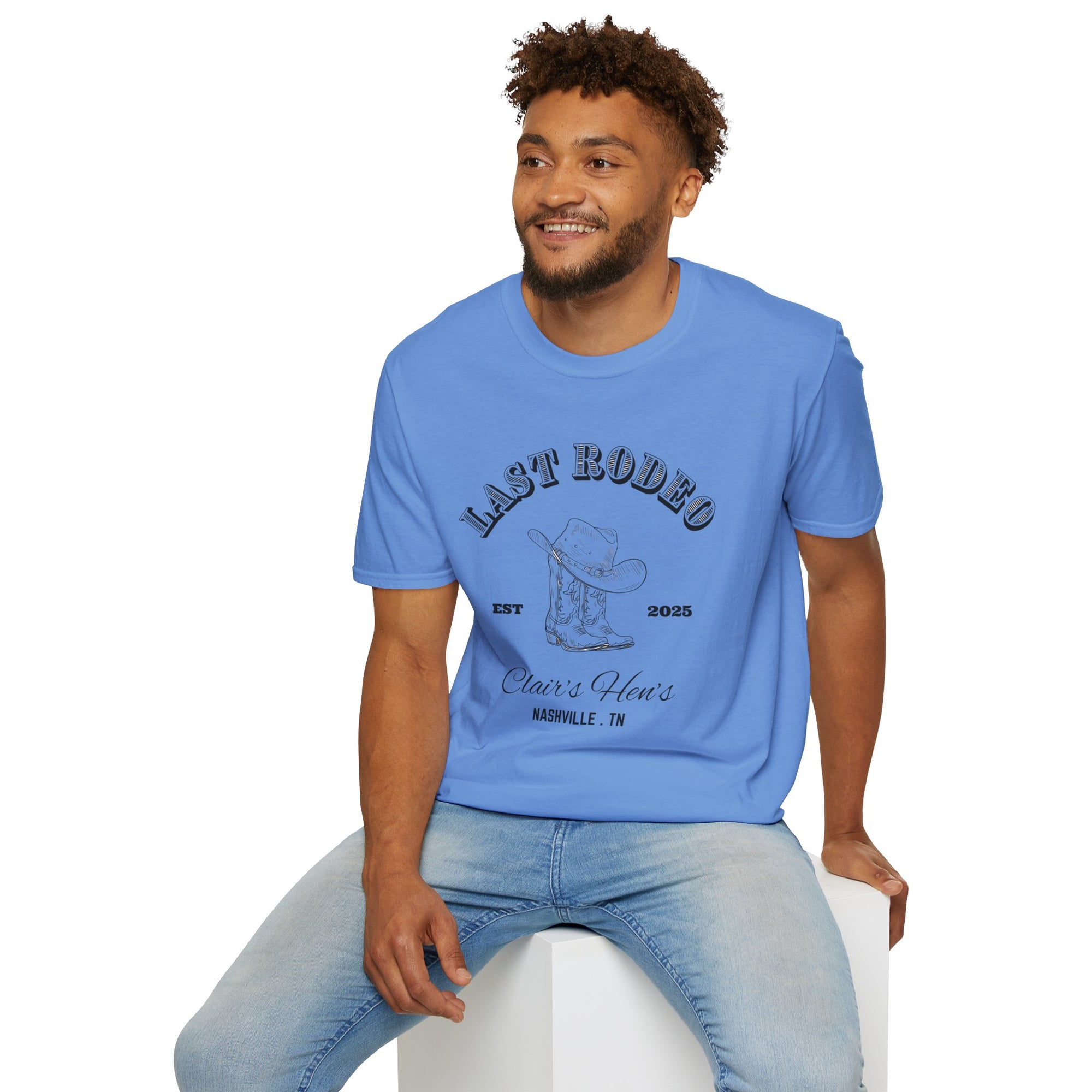 Last Rodeo Unisex Softstyle T-Shirt, Vintage Western Tee, Country Music Shirt, Nashville Souvenir, Festival Apparel