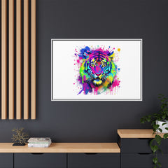 Vibrant Tiger Canvas Print - Framed Art for Bold Decor