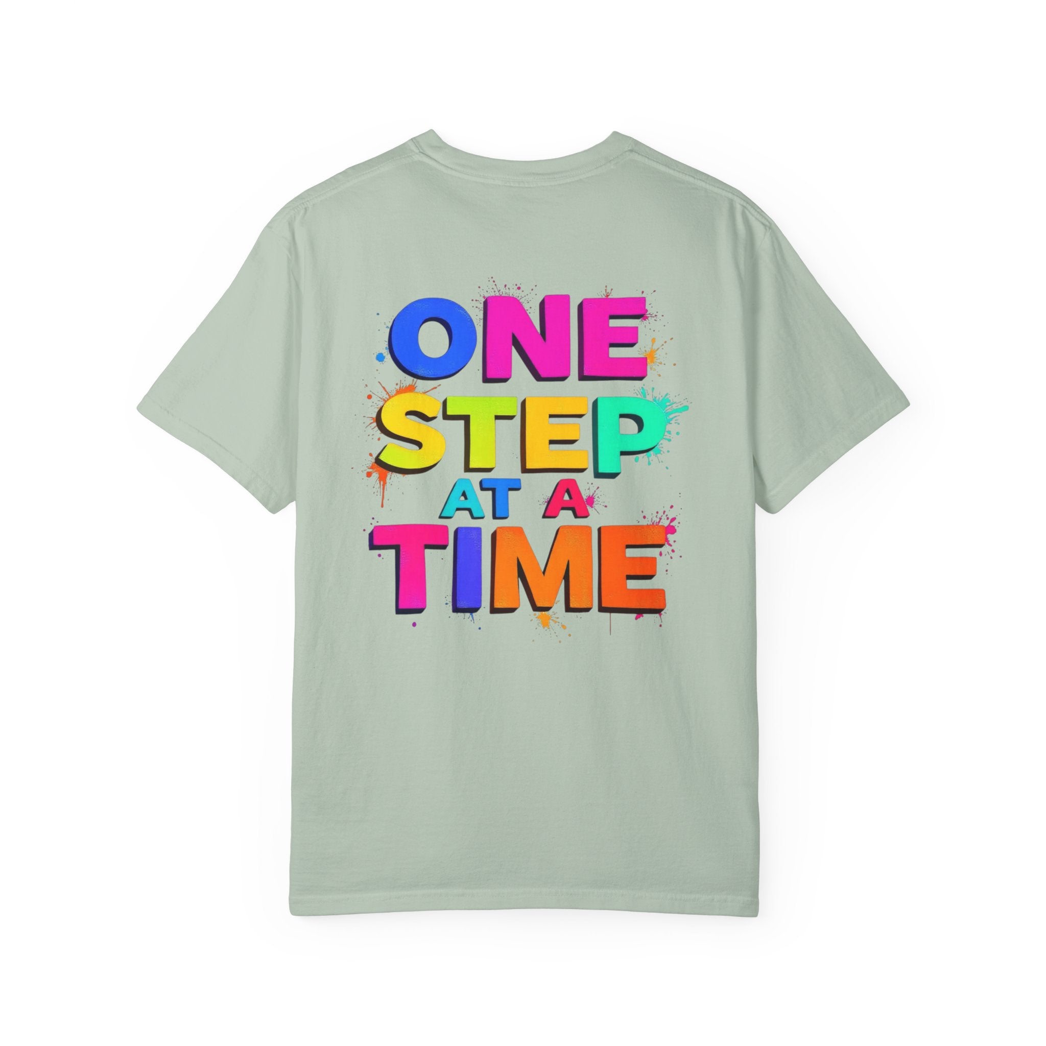 One Step at a Time Graphic T-Shirt, Unisex Vintage Tee, Perfect for Festivals, Beach Days, and Casual Wear, Gift for Sun Lovers