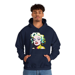 Colorful Marilyn Monroe Sweatshirt, Retro Hoodie, Pop Art Sweater, Unisex Lounge Wear, Gift for Art Lovers, Fashion Statement