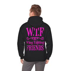 W.T.F. Wine Tasting Friends Hoodie - Unisex Heavy Blend Sweatshirt for Wine Lovers, Gift for Friends, Cozy Apparel for Tastings, Wine [...]
