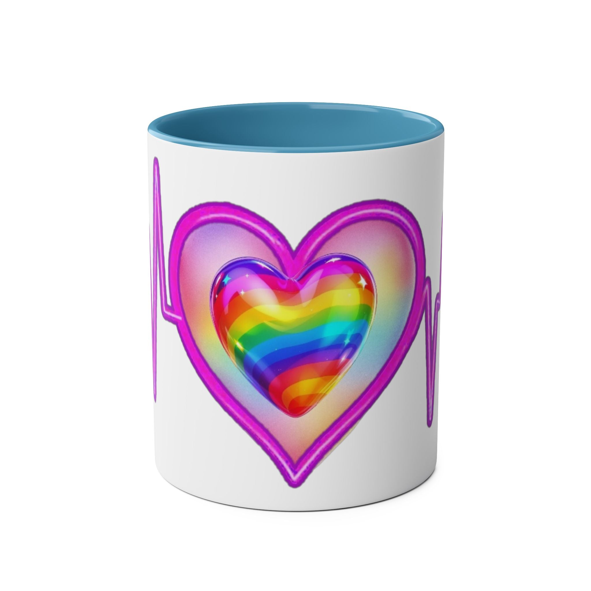 Vibrant Heartbeat Coffee Mug, Rainbow Heart Mug, Colorful Gift for LGBTQ+ Pride, Cute Coffee Cup for Heartfelt Moments, Artistic Mug [...]