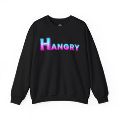 Hangry Unisex Crewneck Sweatshirt - Cozy Gift for Food Lovers, Fall Apparel, Perfect for Casual Outfits, Birthday & Holiday Gifts