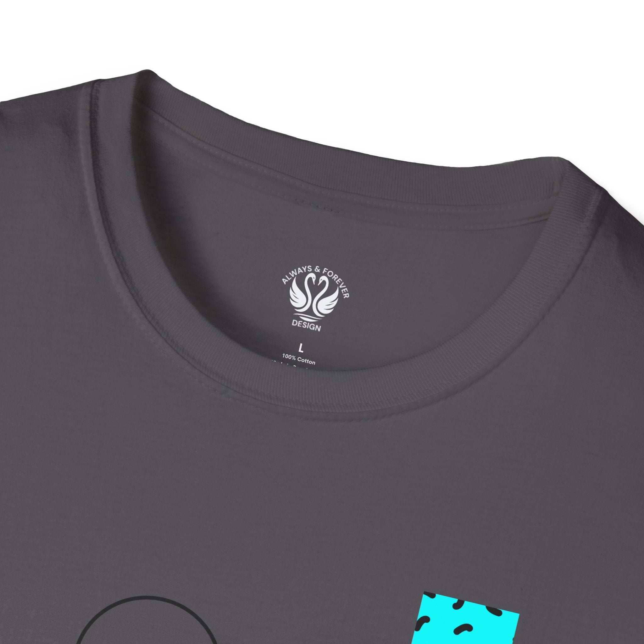 Abstract Print T-Shirt | Unisex Softstyle Tee