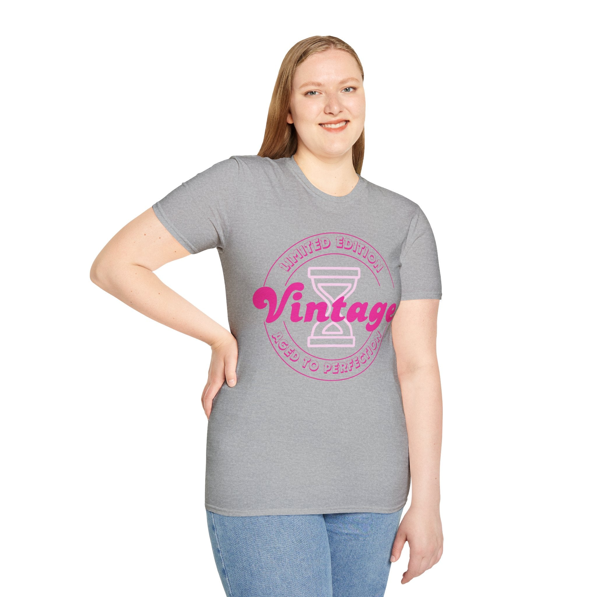 Vintage Inspired Unisex Softstyle T-Shirt - Perfect for Retro Lovers, Casual Outings, Birthdays, Anniversaries, Gift Ideas